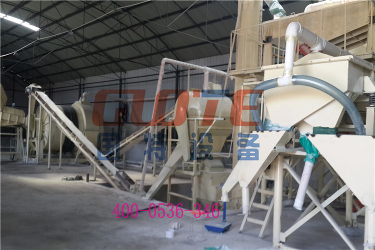 Quartz sand sheet production line case one