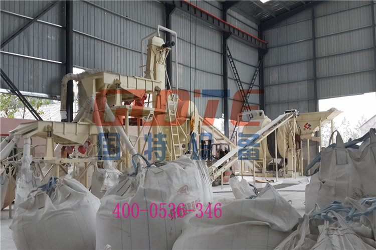 Quartz sand sheet production line case two