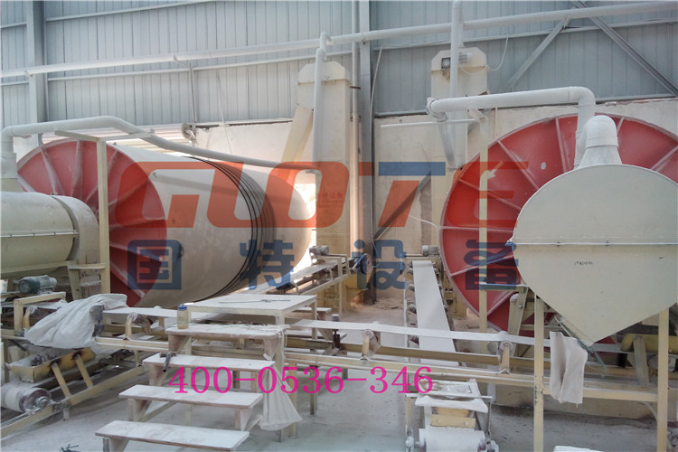 Quartz sand sheet production line case four